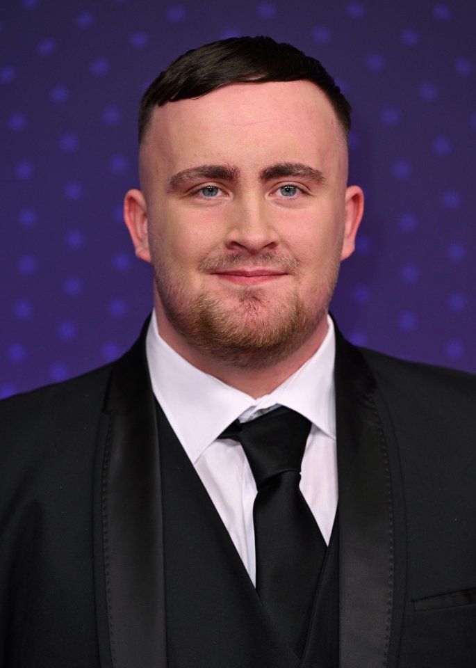 Luke Littler attended last night's SPOTY awards