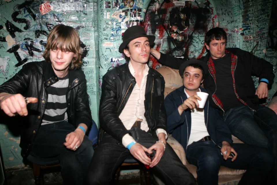 On tour with Babyshambles at the Southampton Joiners Arms in May 2005 (Photo by Andy Willsher/Redferns/Getty Images)