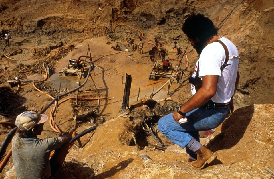 The illegal mining causes significant environmental damage