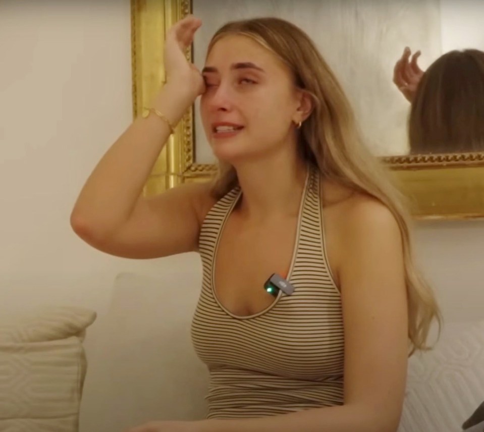 OnlyFans star Lily Phillips is left in tears after her shocking 100-man orgy, which was covered in the documentary  I Slept with 100 Men in One Day