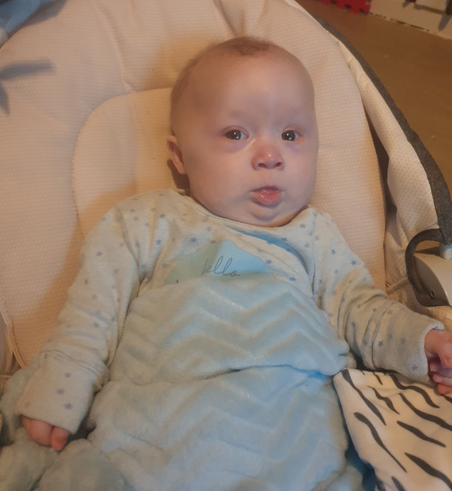 Elijah contracted RSV and his cold-like symptoms worsened to the point that Jayne rushed him to hospital