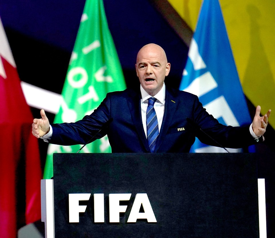 Gianni Infantino confirmed the hosts for the 2030 and 2034 World Cups