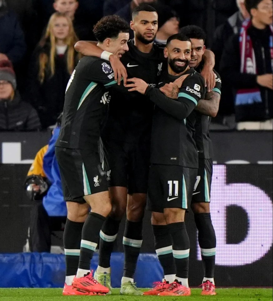 Liverpool thrashed West Ham at the London Stadium