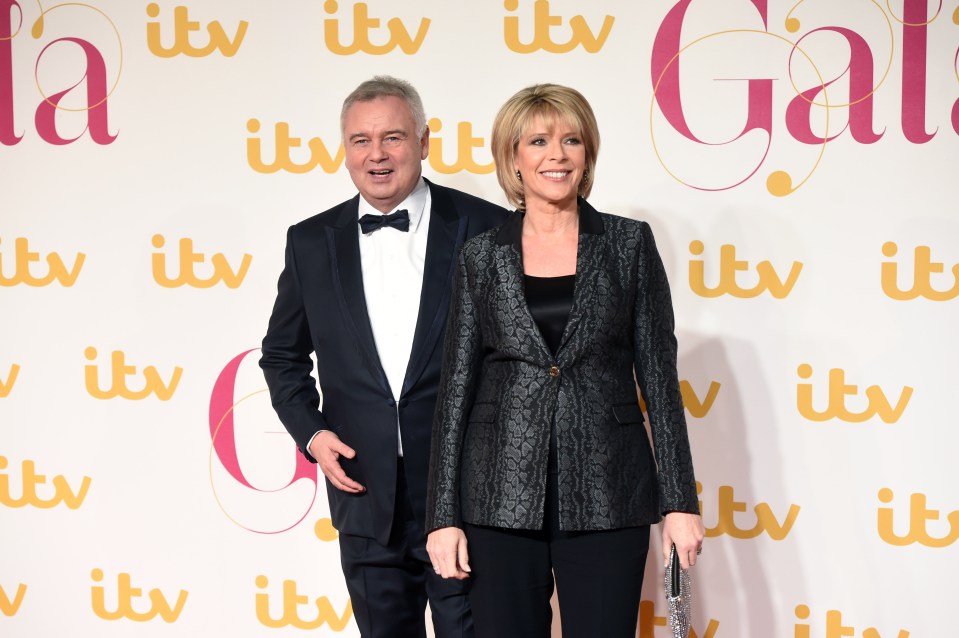 Eamonn Holmes and Ruth Langsford at the ITV Gala.