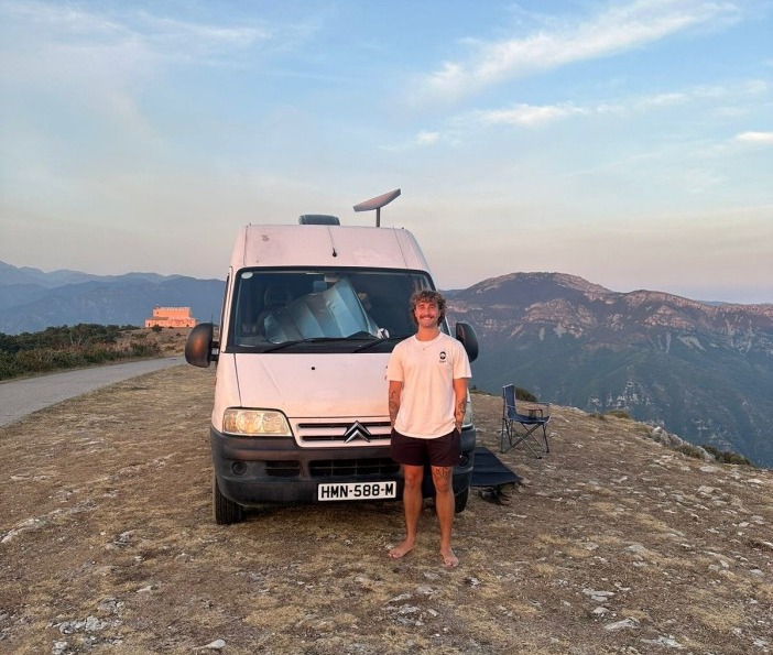 Harry Gilbert and his Citroen Relay 06