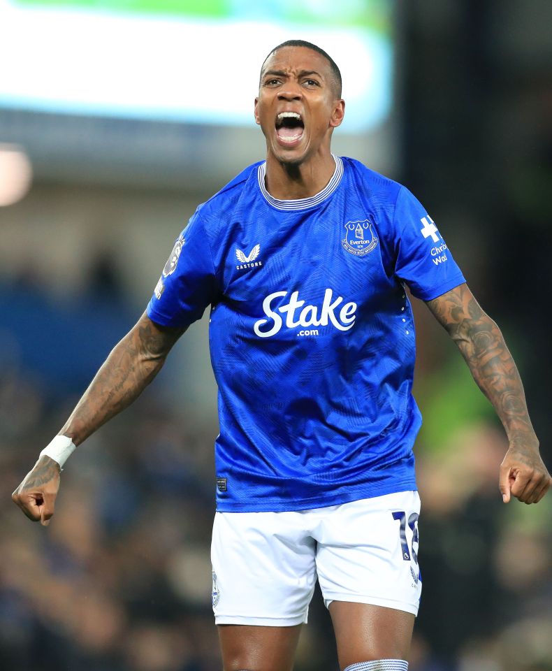 Ashley Young got the ball rolling for Everton