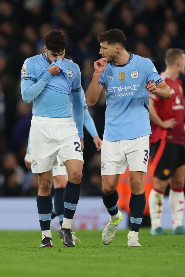 Manchester City's crisis continued against Manchester United last weekend