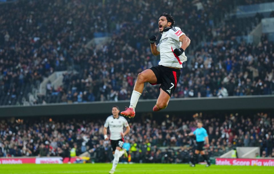 Raul Jimenez opened the scoring for Fulham before half-time