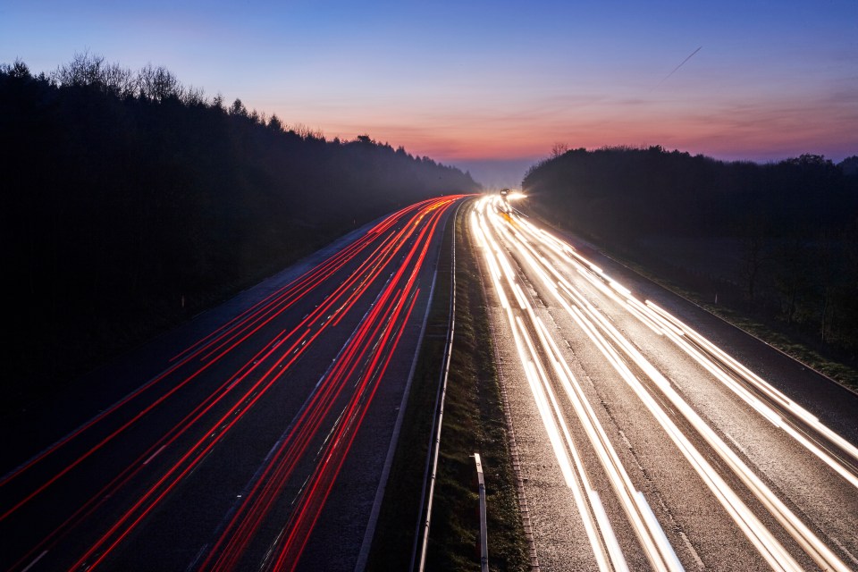 Some 130,000 drivers use the motorway every day