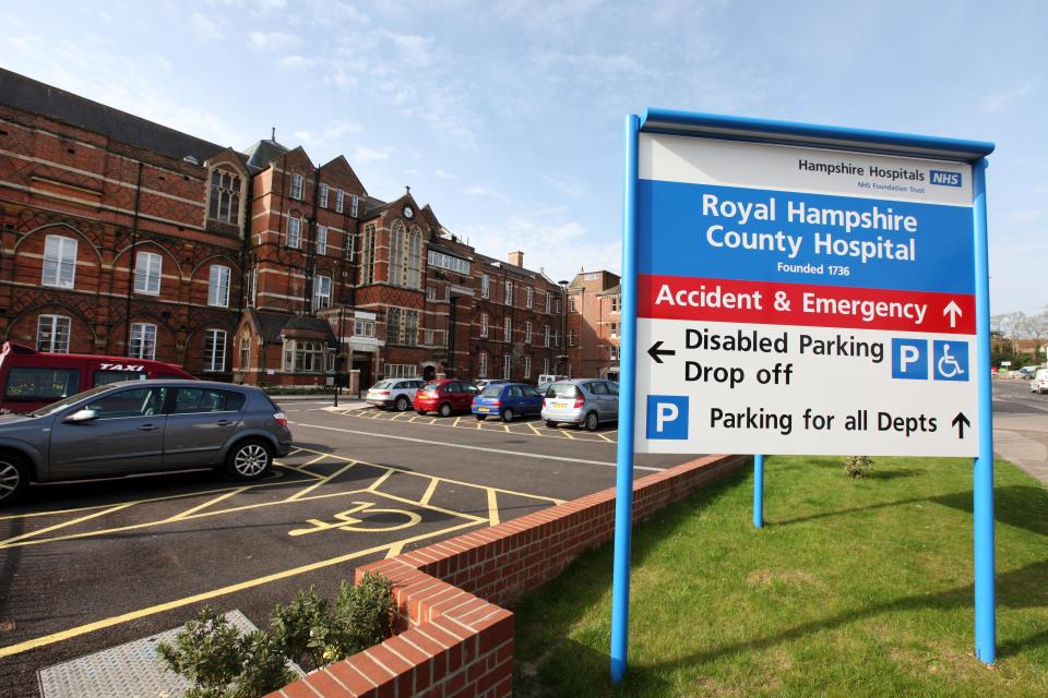 The Royal Hampshire County Hospital is at full capacity