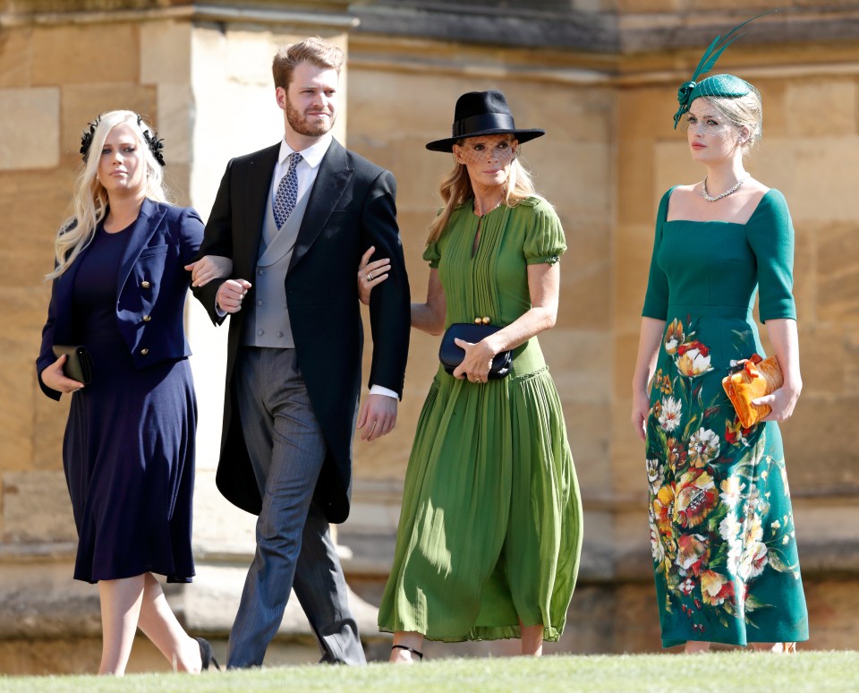 Diana's nephew, Louis Spencer, Viscount Althorp (middle left), is set to inherit the Spencer Tiara