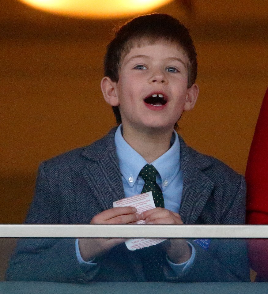 James celebrated his ninth birthday in 2016 betting on horses at Ascot