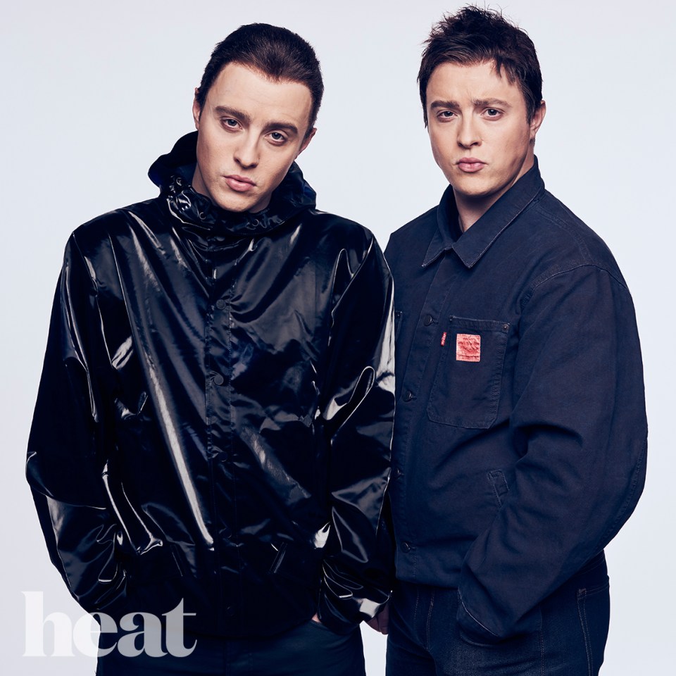 X Factor duo Jedward transformed into Noel and Liam Gallagher