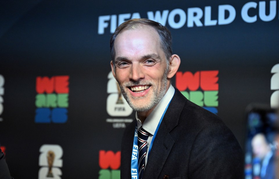 Thomas Tuchel, England's national team manager, at a press conference.