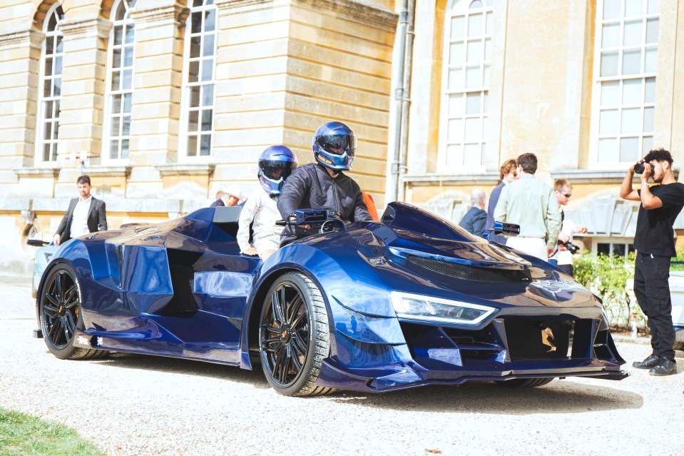 This bizarre quad bike can hit 217 mph thanks to its 5.2-litre V10 engine taken from the Audi R8