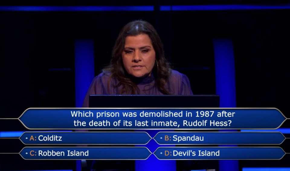 Nina from Eastenders phoned a friend when she got stuck and chose The Chaser Paul Sinha