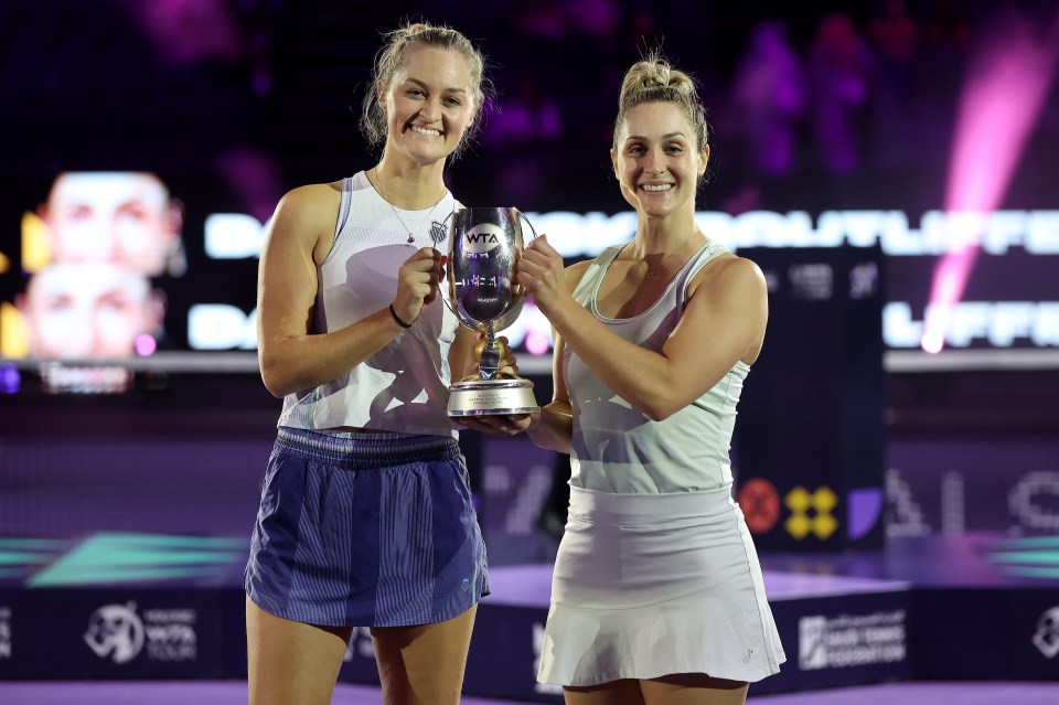 She won the WTA Finals with Erin Routliffe in November