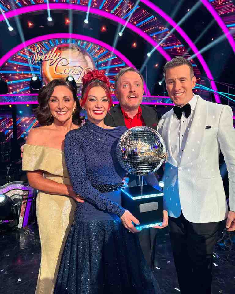 On Saturday, Chris was crowned Strictly Come Dancing champion