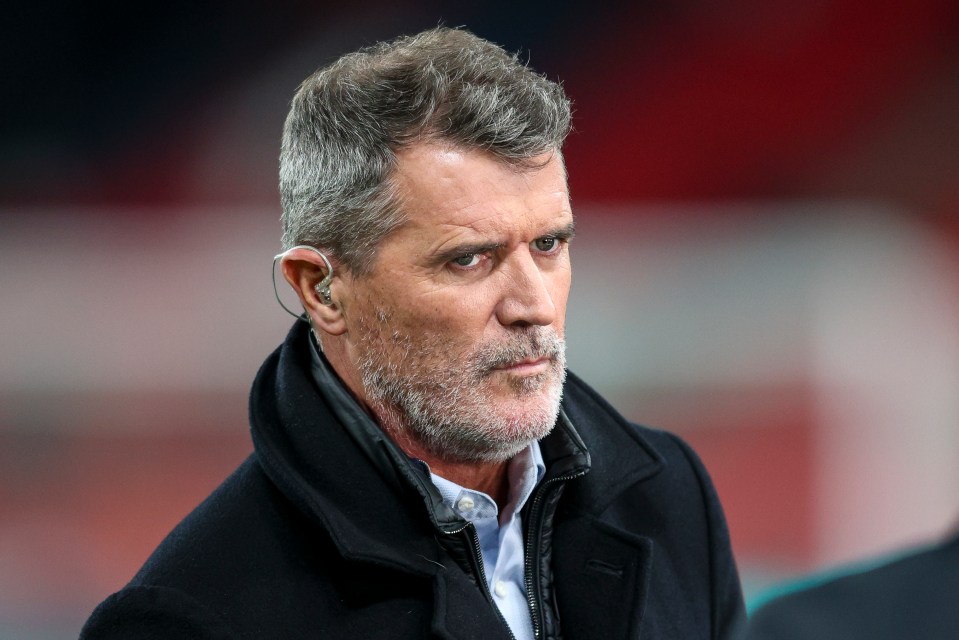 Roy Keane, former Manchester United and Republic of Ireland captain, working as a football pundit.