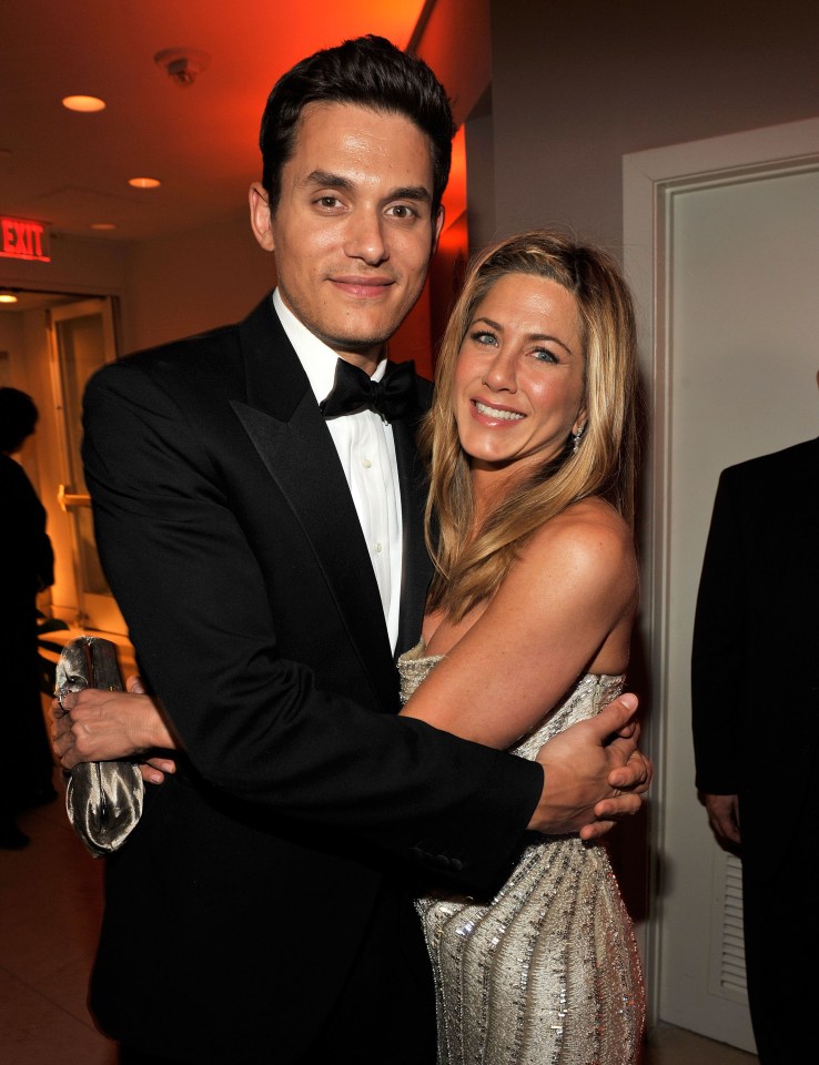 Jennifer Aniston dated John Mayer for a year between 2001 and 2002