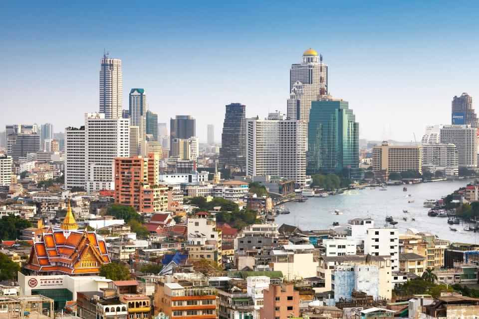 Bangkok city skyline