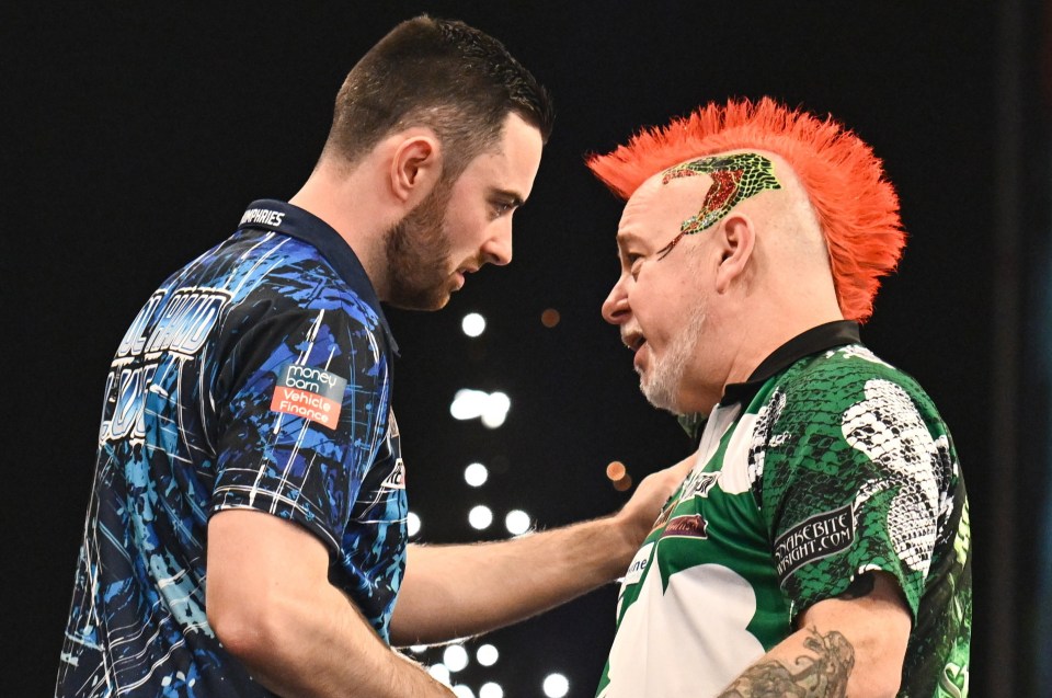 Luke Humphries and Peter Wright are caught in a war of words