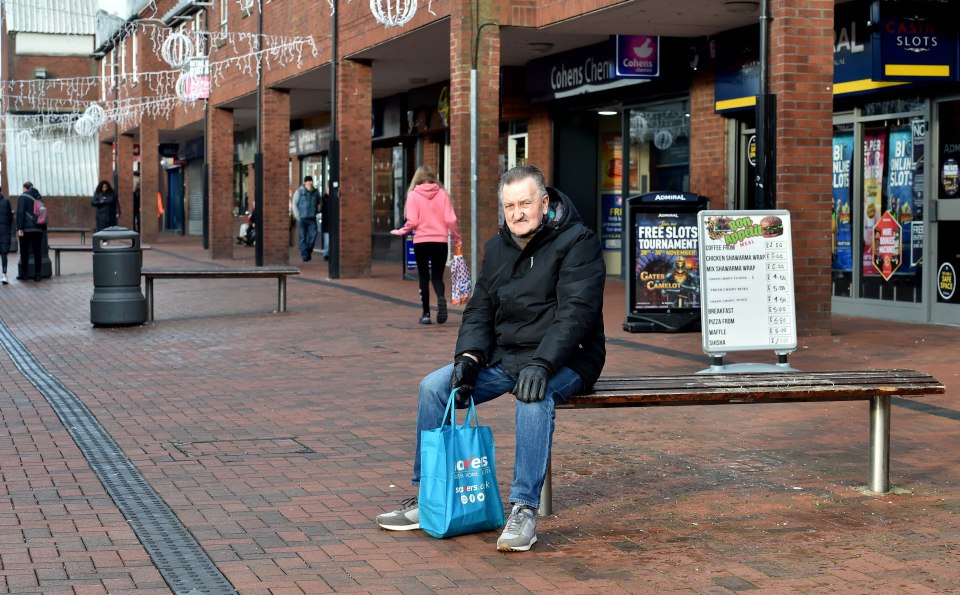 Pensioner Alexander Timson said: 'I had my pension credits cut. We don’t have a lot of spare money. I can afford food but bills and heating are a problem'