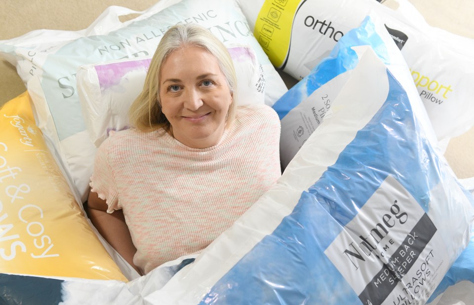 Natasha Harding tested out pillows under £10 to see how they compared