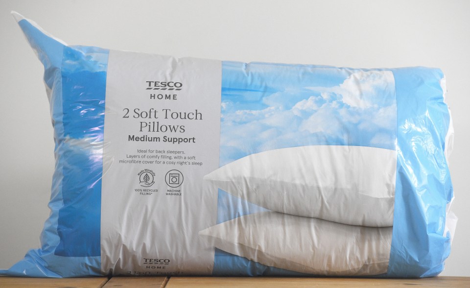 Tesco's pillows are the perfect luxury buy, Natasha said