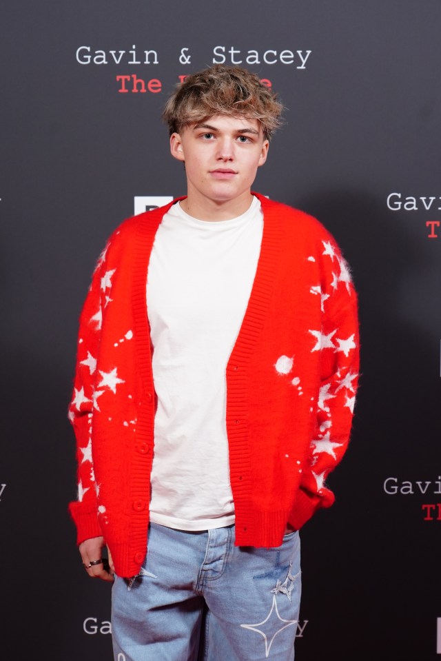 He kept things casual for the exclusive launch event of the show's Xmas special