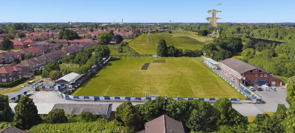 In its prime, the stadium held 2,000 football fans