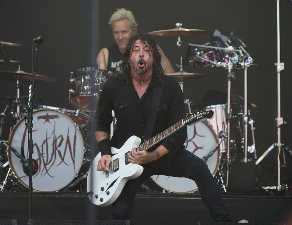 The Foo Fighters had been billed as The ChurnUps when they made a surprise appearance at Glastonbury 2023