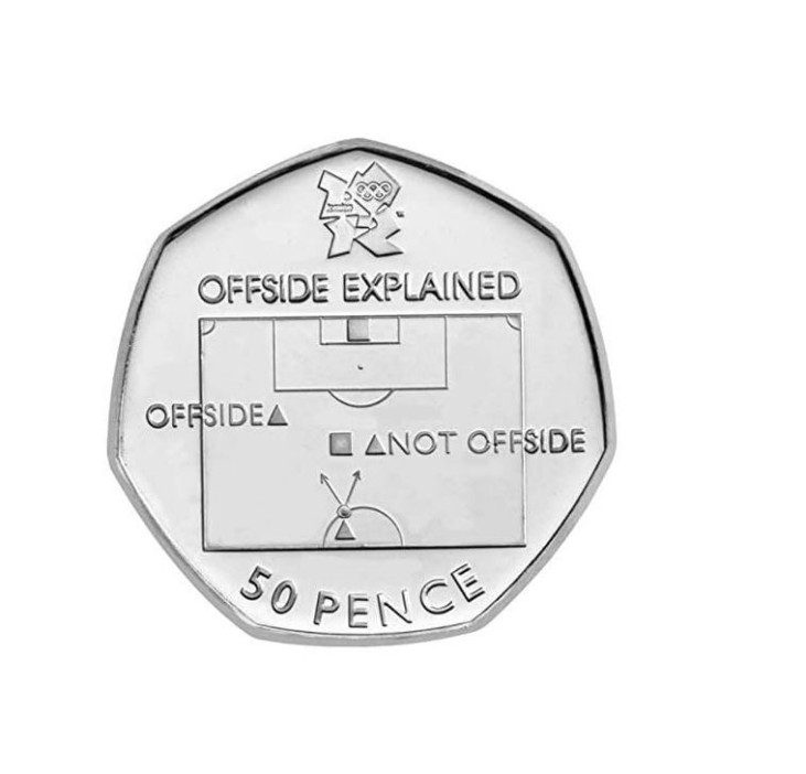 The Olympic football coin is worth up to £75