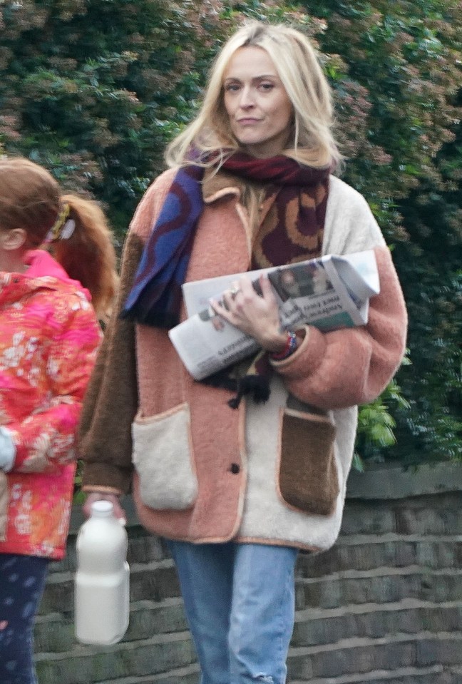 Fearne Cotton was pictured running errands after her split from Jesse Wood