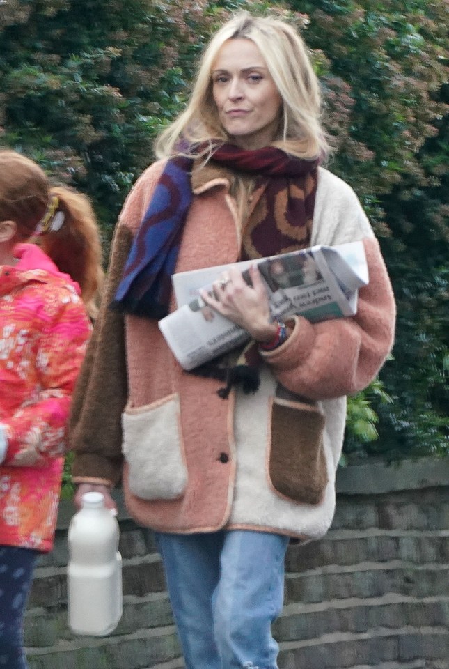 Fearne Cotton looked downcast as she headed out without her wedding ring