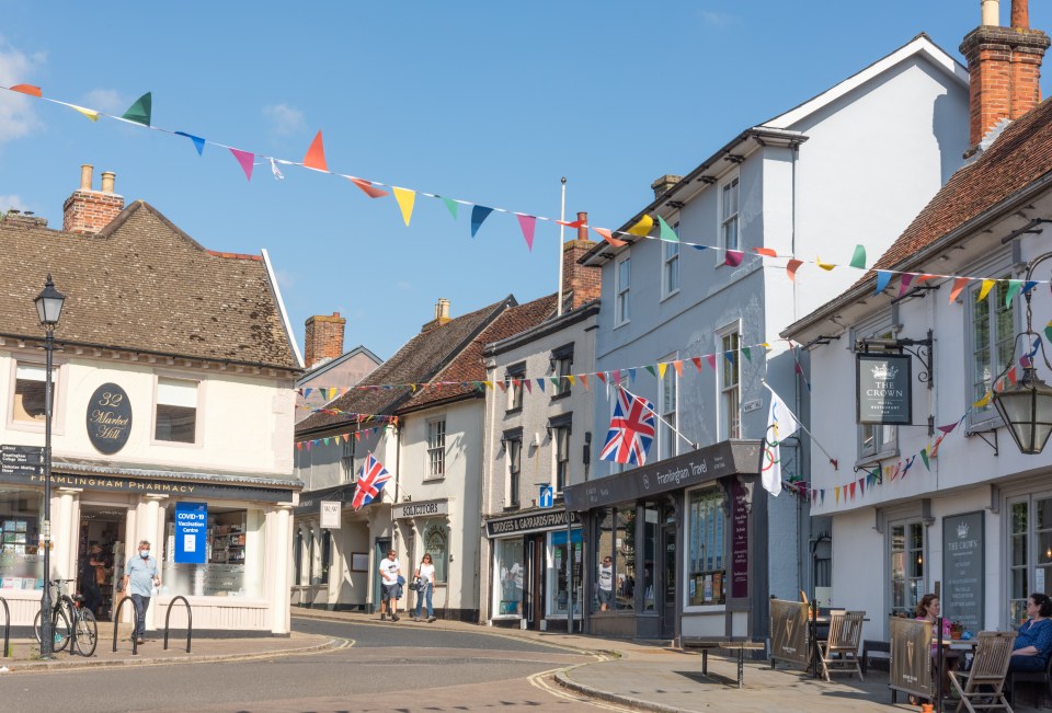 Framlingham is a pretty Suffolk town - and home to a very famous singer