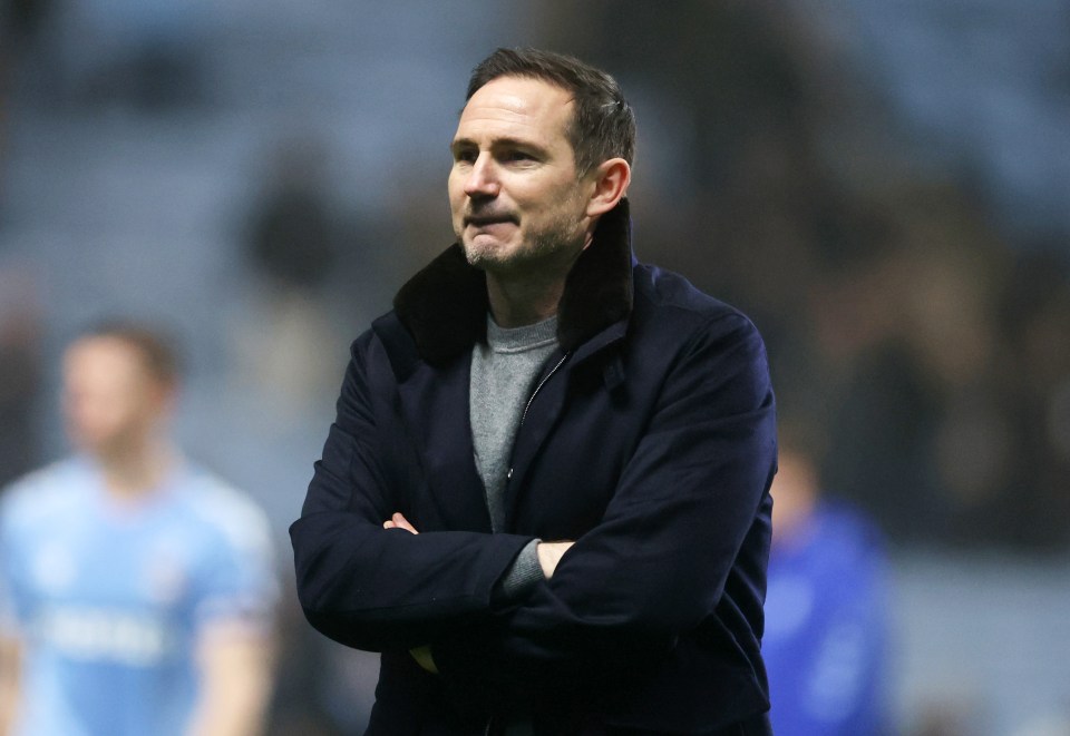 Frank Lampard is now in charge of Coventry after stints at Chelsea, Derby and Everton