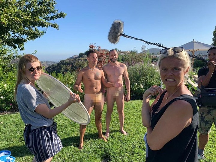 Fred Sirieix and Gino D’ACampo strip TOTALLY naked while filming a show