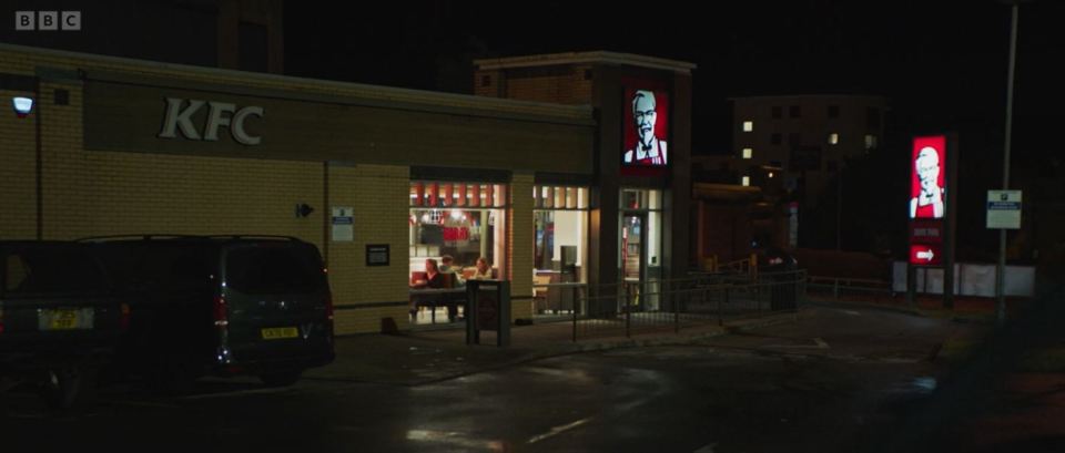 The episode featured the stars visiting KFC