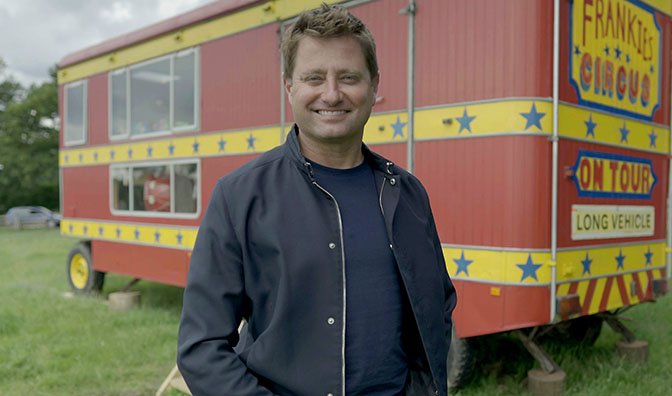 George Clarke has been mugged at knifepoint