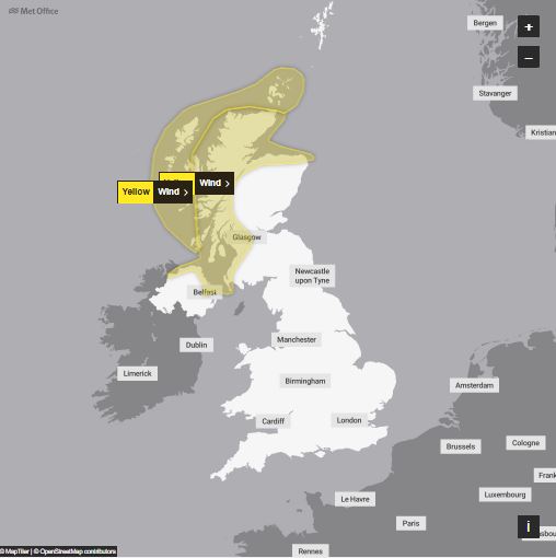 It comes after a yellow weather warning in Northern Scotland was issued amidst fears of increased pre-Christmas traffic