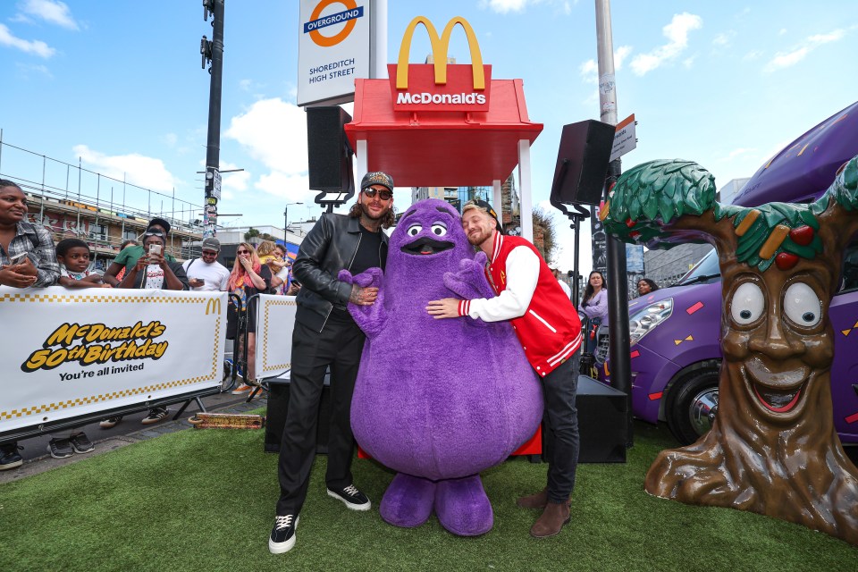 The drink is inspired by its mascot Grimace