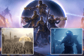 Helldivers 2: Omens of Tyranny promotional image showing soldiers, enemies, and a battlefield.