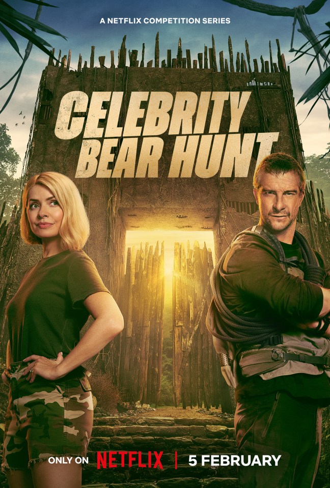 Celebrity Bear Hunt launches in February on Netflix