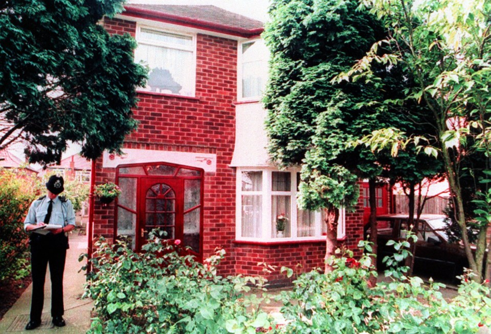 The house in Nottingham where missing baby Abbie was found by the police