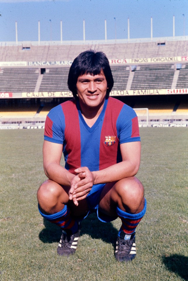 Barcelona legend Hugo Sotil has passed away aged 75