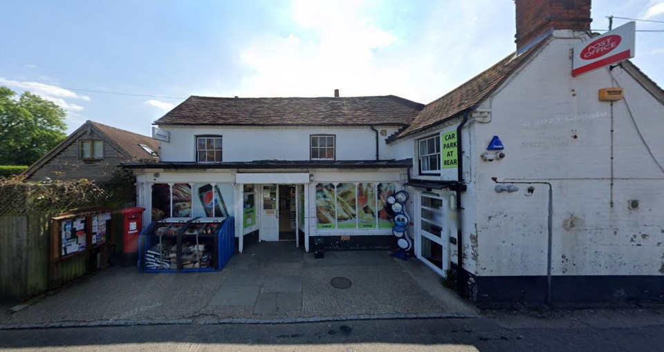 Hurst Village post office and store.