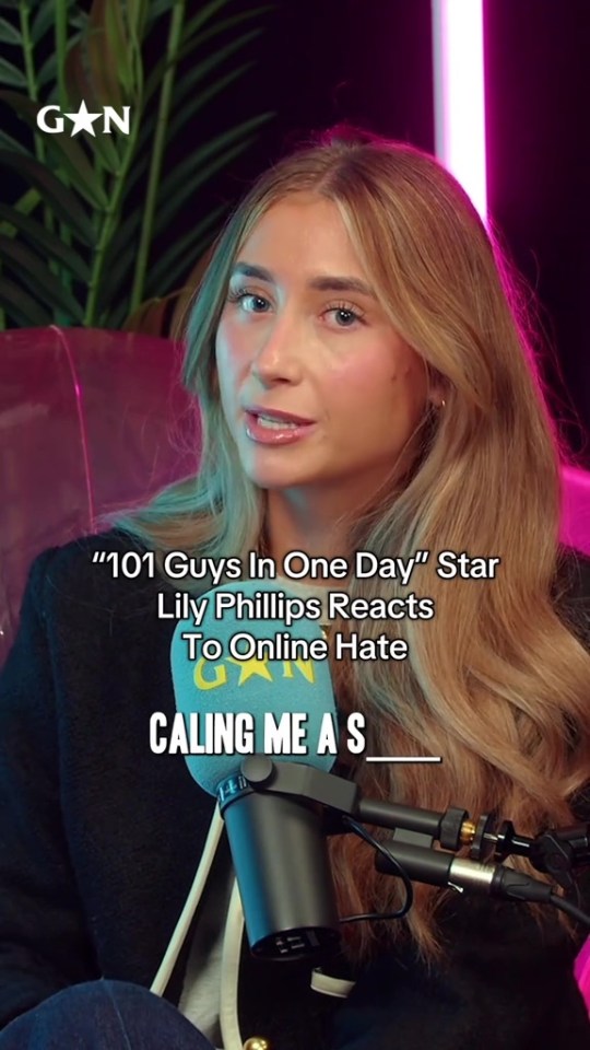 Lily Phillips has opened up on receiving death threats and being screamed at in the street after sleeping with 101 men in 24 hours