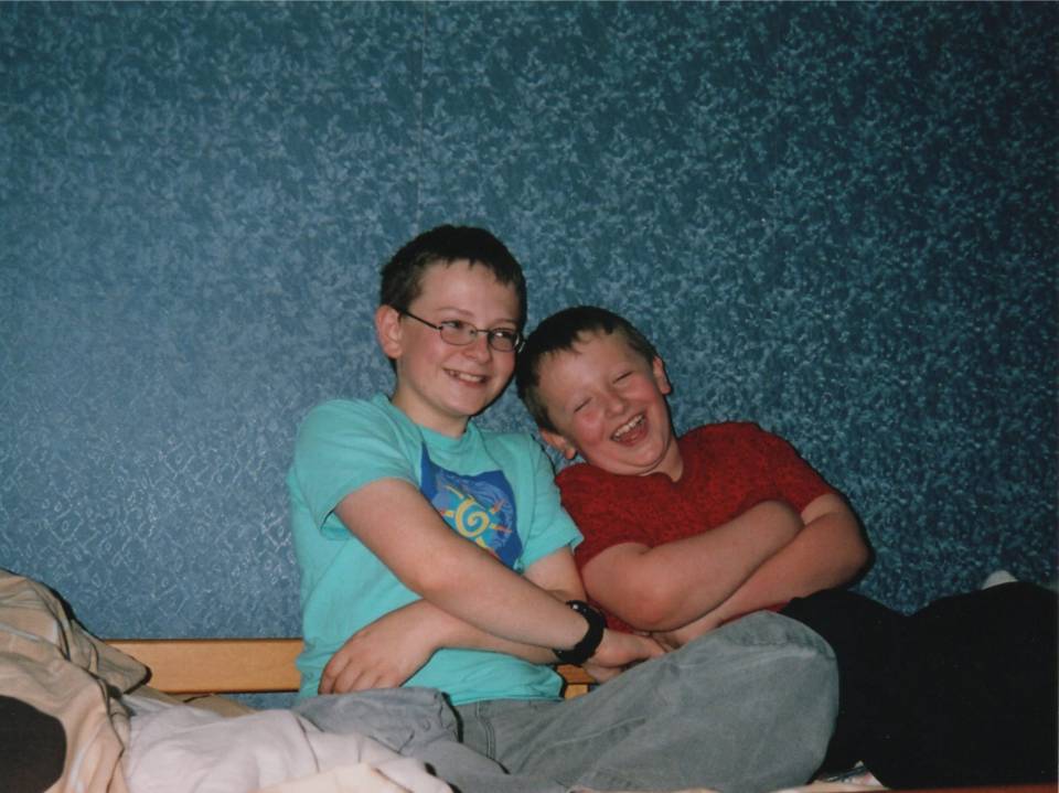 The two brothers back in the day