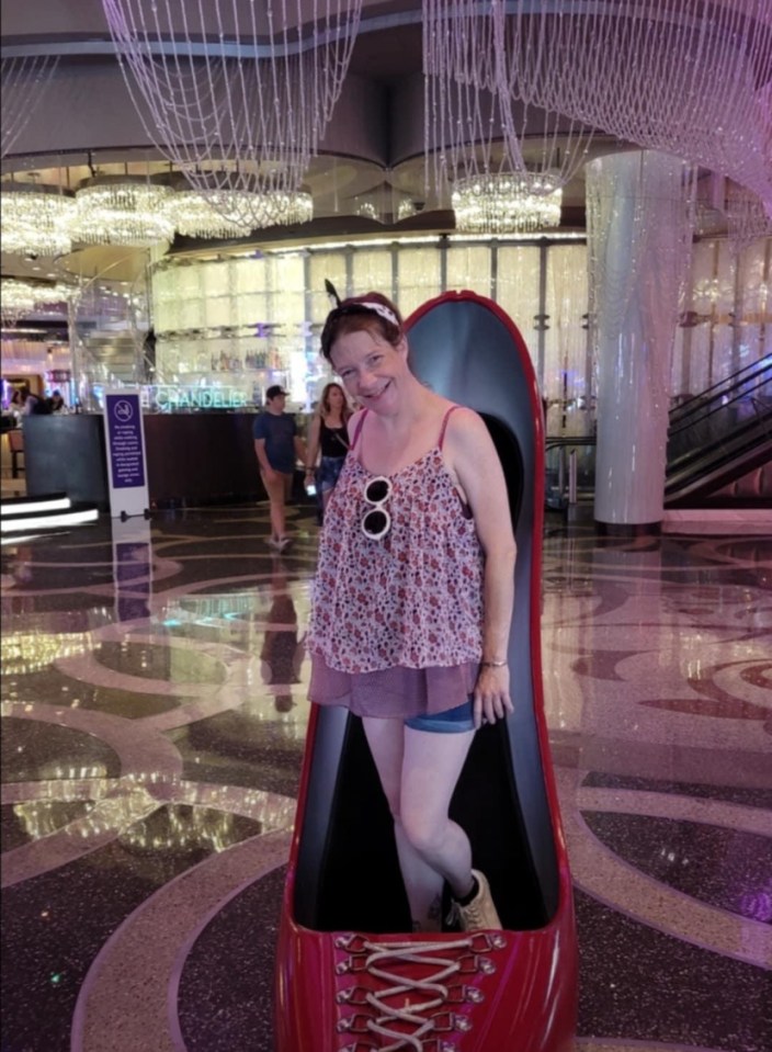 Carrie was full term when this photo was taken of her in Las Vegas